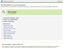 Tablet Screenshot of carpentryservicestoday.com